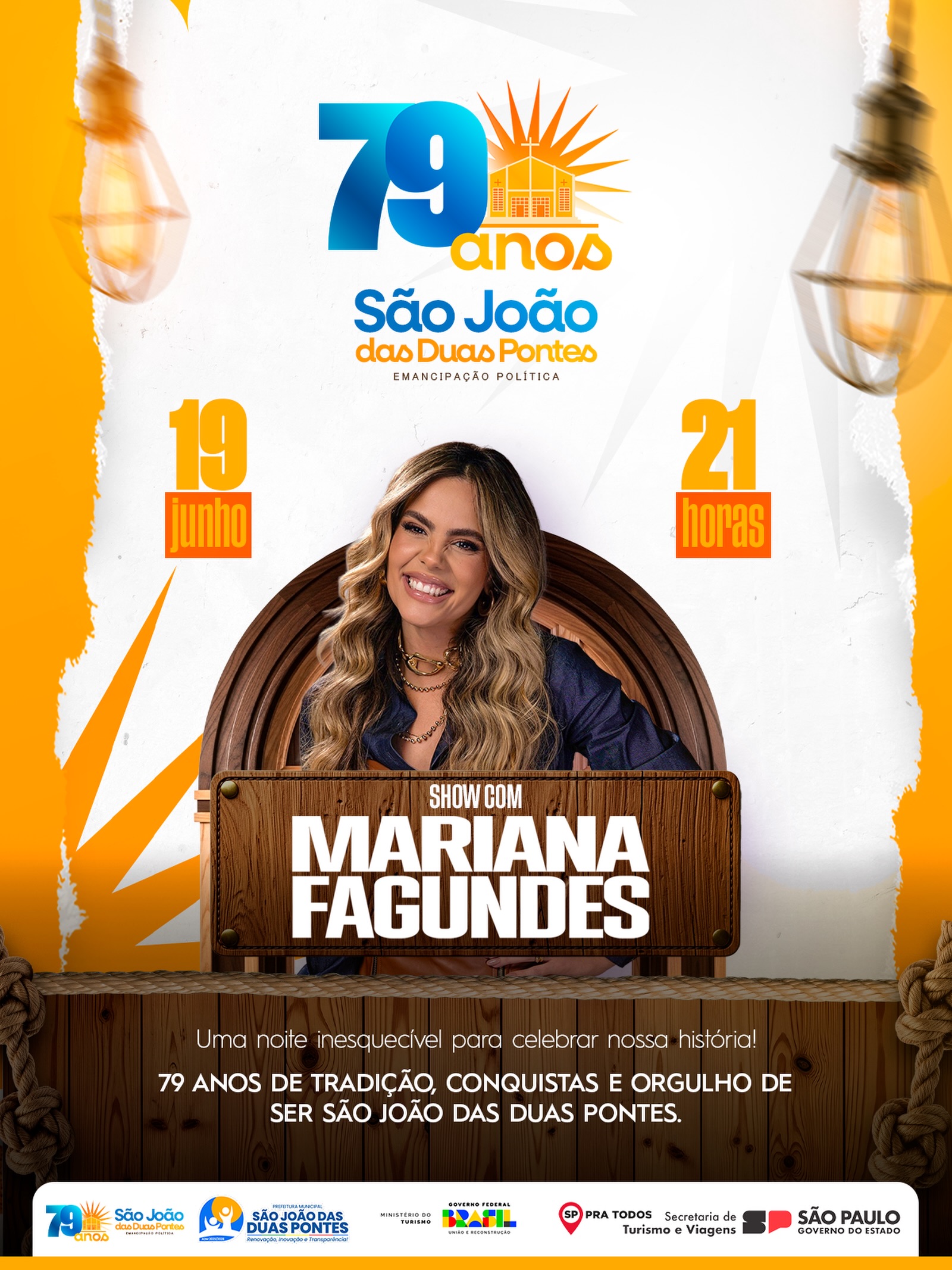 Contagem regressiva para a comemoração de 79 anos